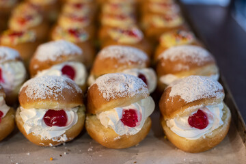 Decorative Israeli Hanukkah donuts