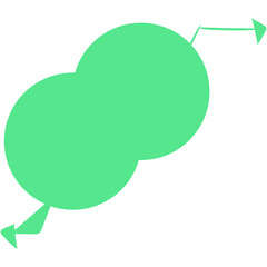  Business infographics icons with different diagram vector illustration. Abstract data visualization, marketing charts and graphs. Business statistics, planning and analytics, forecasting growth rates