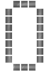 Digital clock-style number 0