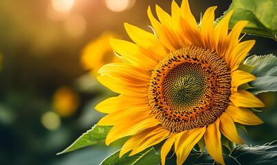 Fototapeta premium Dreamlike Landscapes and Mystical Gardens with Vibrant Flowers and Glowing Nature