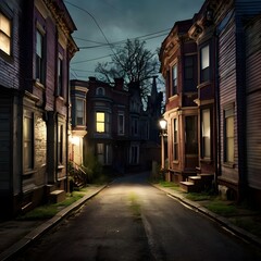 Fototapeta premium street in the town