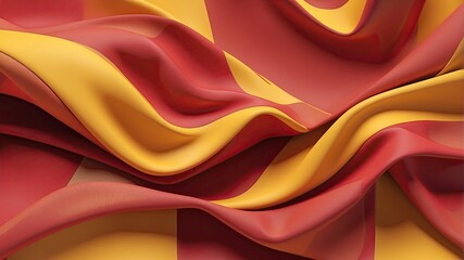 colorfull abstract textile patern baground red orange yelow generate ai