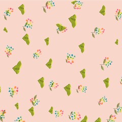 seamless pattern with flowers