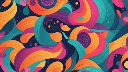 Naklejka premium colorfull abstract textile patern baground generate ai