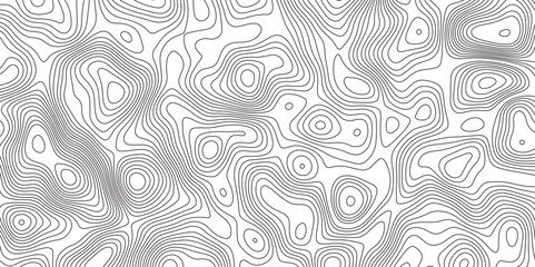 Abstract topographic contours map background. Panorama view gradient multicolor wave curve lines banner background design. 