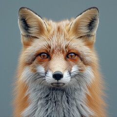 red fox portrait