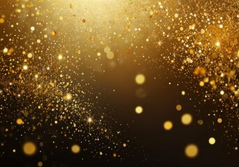 abstract background with gold dust