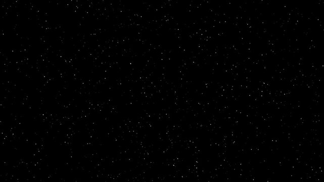 Night stars skies with twinkling or blinking stars motion background. Looping seamless space backdrop. full hd video loop
