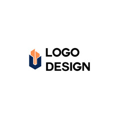 Abstract company logo element template