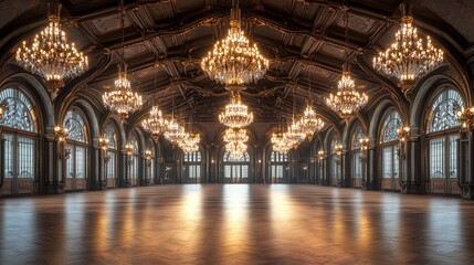 Obraz premium Vladimir ballroom twilight