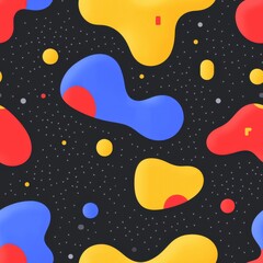 Abstract Digital Waves Pattern on Clean Background, seamless pattern