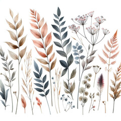 dried flowers on white background
bouquet of flowers