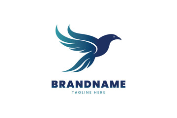 colorful bird phoenix logo for powerful and dynamic brand identity