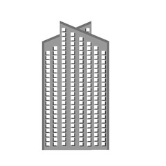 Illustration of tall city buildings.illustration of tall city buildings 