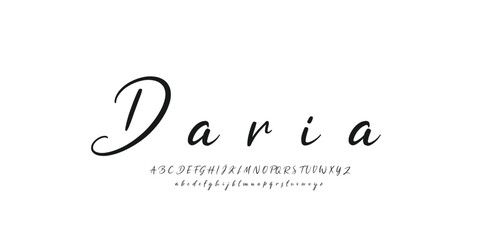 Elegant Modern Serif Alphabet Font Set - Minimalist, Futuristic, Classic Lettering Design
