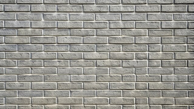 Fototapeta Grey brick wall pattern background texture