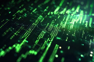 Abstract Representation of Stock Market Trends