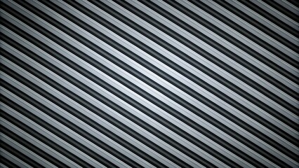 Obraz premium Grey pattern with black diagonal stripes