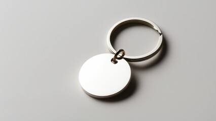 Highlight your promotional designs using a high-quality keychain mockup. Ideal for demonstrating brand identity in an attractive setting
