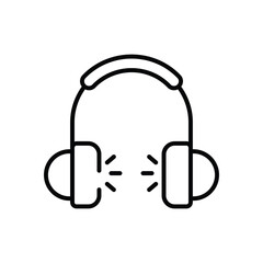 Headphones vector icon