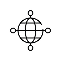 Global Network vector icon