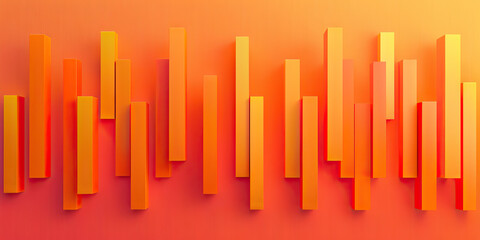 Job Market Sector Analysis: Vibrant Orange Bars