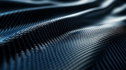 Abstract Wavy Carbon Fiber Texture
