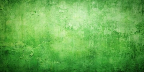 Fototapeta premium Grunge watercolor wall texture with green background
