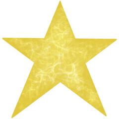 golden star isolated