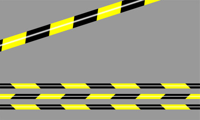 Background With Warning Safety Police Line. Simple style background justice, prohibition, danger