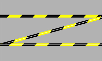 Background With Warning Safety Police Line. Simple style background justice, prohibition, danger