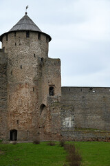 Obraz premium Ivangorod Fortress. Ivangorod, Leningrad Oblast, Russia.