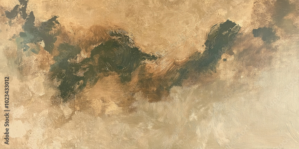 Poster abstract painting background showing brushstrokes and texture