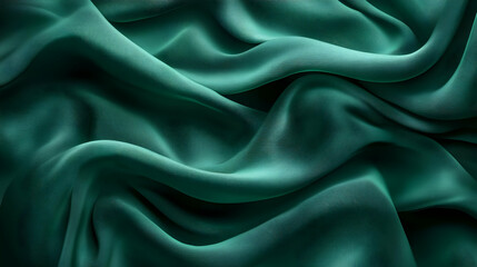 Obraz premium Abstract Green Fabric Texture Background