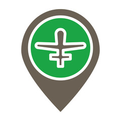 Obraz premium Location Icon Design