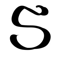 Naklejka premium Abstract alphabet font