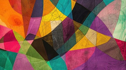 Fototapeta premium Colorful Abstract Geometric Background for Design Projects