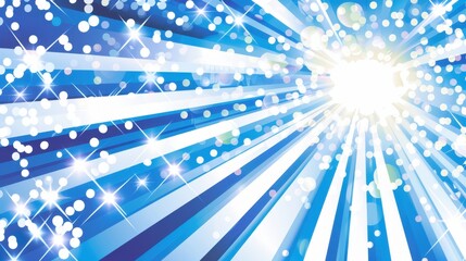 Bright Radiance with Abstract Light Effects