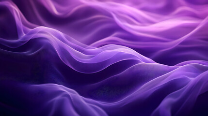 Fototapeta premium Abstract Purple 3D Wavy Background