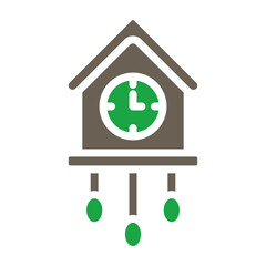 Cuckoo Clock Icon Design