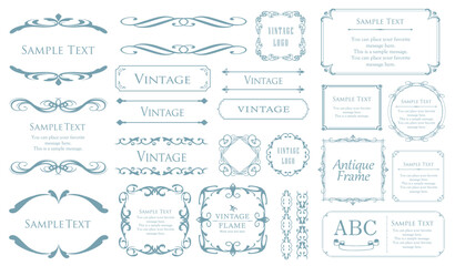 クリスマスのフレームデザイン