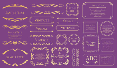 クリスマスのフレームデザイン