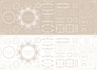 クリスマスのフレームデザイン