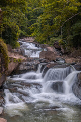 Beautiful Nang Rong Waterfall in Khao Yai national park, Nakhon Nayok, Thailand.