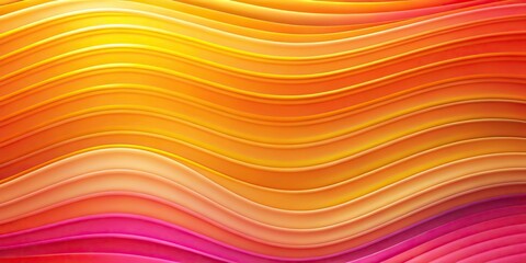 High angle abstract background with vibrant yellow, orange, and pink waves