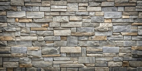 Fototapeta premium High angle abstract grey background stone wall texture