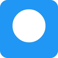 Fill white color on blue background.