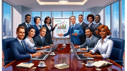 Business and Finance and meeting
