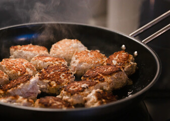 Danish fried meatballs