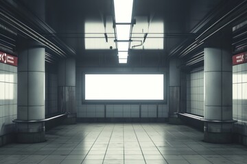 Subway station lighting transportation architecture.